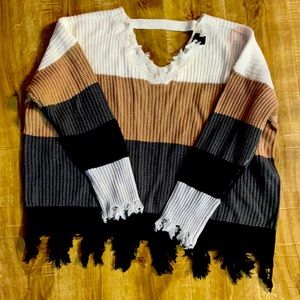 Oversized, never worn just tired on and didn’t return.